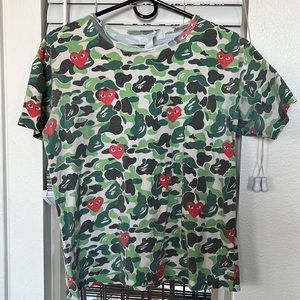Bape x CDG shirt